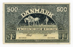 Denmark, 500 kroner 1931. rare (482)