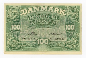 Denmark, 100 kroner 1958 (484)