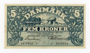 Denmark, 5 kroner 1942 (490)