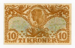 Denmark, 10 kroner 1927 (496)