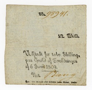 Denmark, 12 Skilling 1809 (499)