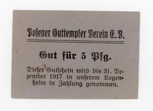 Poznan/Posen, Guttempler Verein, 5 fenigs (1917) (2006)