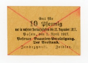 Poznan/Posen, Beamten, 10 fenig 1917 (2007)