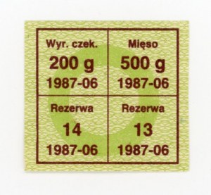 Supply card, June 1987 - O (2026)