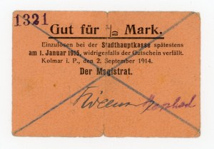 Chodzież/Kolmar, Magistrat, 1/2 mark 1914 (332)