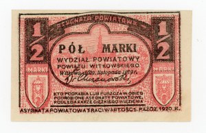 Gniezno and Witkowo, District, 1/2 mark 1919 (337)