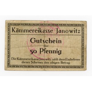 Janowiec/Janowitz, Kaemereikasse, 50 fenigów b.d. (339)