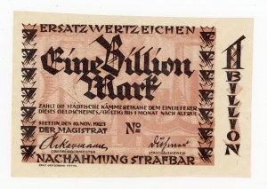 Szczecin/Stettin, Magistrate, 1 trillion marks 1923 (350)