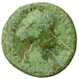 Roman Empire, Faustina II the Younger (161-175 AD), Sesterc (107)
