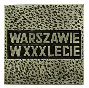 People's Republic of Poland, SILVER Medal, Warsaw on the XXX anniversary of 1974, 194 g. (110)