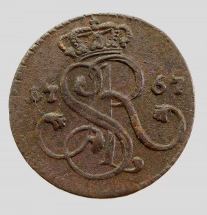 Stanislaw August Poniatowski, 1767 G penny (178)