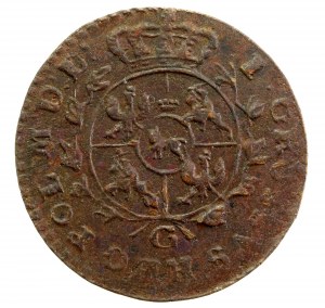 Stanislaw August Poniatowski, 1767 G penny (178)