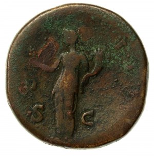 Roman Empire, Antoninus Pius (138-161 AD), Sesterc (123)