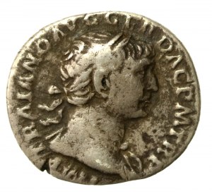 Roman Empire, Trajan (98-117 AD), Denarius (128)