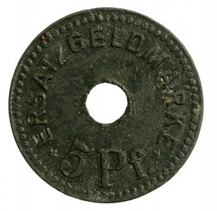 Oborniki Wlkp/Obornik, Kreis, 5 fenig 1917 (373)