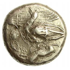 Grecja, Sycylia, Akragas, V w. p.n.e. Dekadrachma (608)