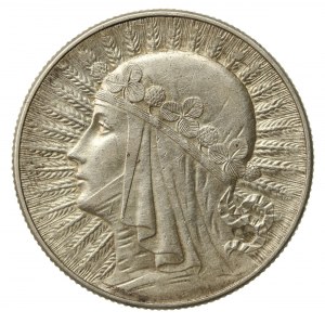 II RP, 5 gold 1933 Head of a Woman (774)