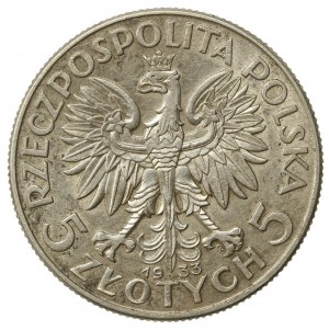 II RP, 5 gold 1933 Head of a Woman (774)