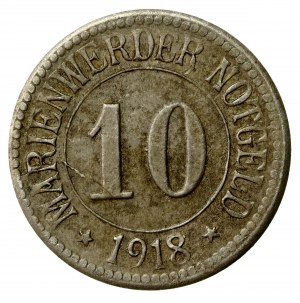 Kwidzyn/Marienwerder, 10 fenig 1918 (776)