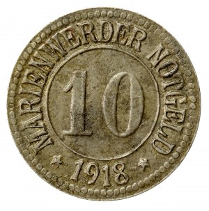 Kwidzyn/Marienwerder, 10 fenig 1918 (778)
