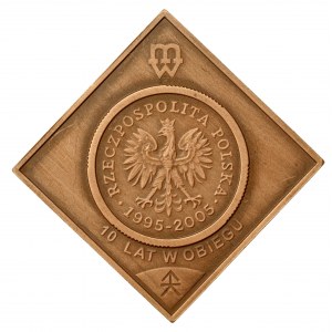 III RP, 1 złoty klipa 10 lat w obiegu (786)