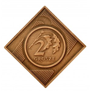 III RP, 2 grosze klipa 10 lat w obiegu (791)