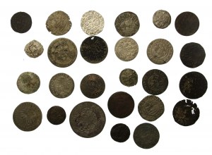 Poland and related, 16th-18th centuries. Coin set. Total 24 pieces (907)