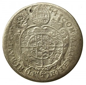 Silesia, Duchy of Nysa of the Bishops of Wrocław, Francis Ludwig, 15 krajcars 1694, Nysa (501)