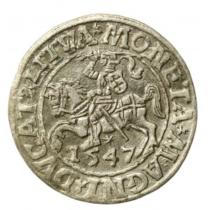 Zygmunt II August, Półgrosz 1547, Wilno - L/LITVA (505)