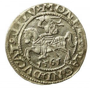 Sigismund II Augustus, Half-penny 1561, Vilnius - L/LITV (507)