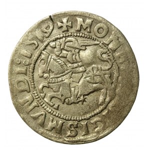 Zygmunt I Stary, Półgrosz 1519, Wilno. Rewers 5 kropek (508)
