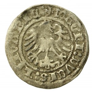 Sigismund I the Old, Half-penny 1518, Vilnius. Av. 3 dots (519)