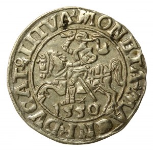 Zygmunt II August, Półgrosz 1550, Wilno, LI / LITVA (522)