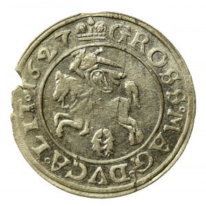 Sigismund III Vasa, 1627 penny, Vilnius (526)