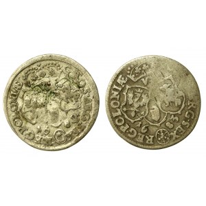 Jan III Sobieski, zestaw szóstaków 1682 i 1683. Razem 2 sztuki (527)