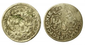 John III Sobieski, set of sixes 1682 and 1683. total 2 pieces (527)