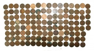 Second Republic, set of 2 pennies 1927-1939. total 125 pieces. (902)