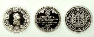 Third Republic, a set of commemorative medals modeled on coins. Total of 3 pcs. (984)