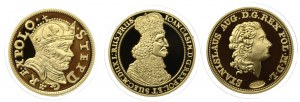Third Republic, a set of commemorative medals modeled on coins. Total of 3 pcs. (985)