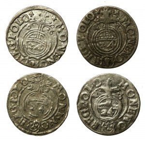 Sigismund III Vasa, a set of half-tracks dated 1623-1627. total of 4 pieces (991)