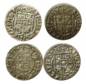 Sigismund III Vasa, a set of half-tracks dated 1623-1627. total of 4 pieces (991)
