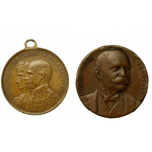 Niemcy, zestaw medali 1909 i 1914. Razem 2 szt. (994)