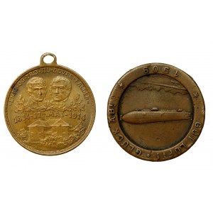 Niemcy, zestaw medali 1909 i 1914. Razem 2 szt. (994)