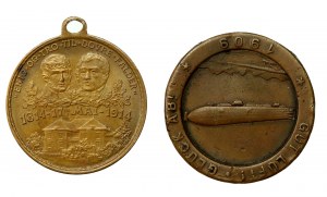 Germany, set of medals 1909 and 1914. total of 2 pcs. (994)