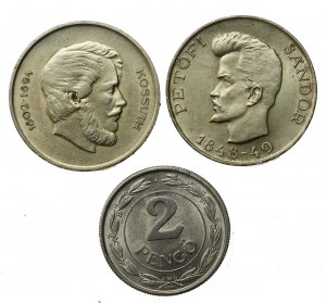 Hungary, set of 2 pengo and 5 forints 1943-1948. total of 3 pcs. (996)