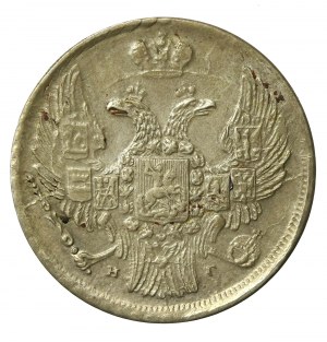 Russian partition, 15 kopecks=1 zloty 1839 НГ, St. Petersburg (1101)