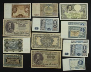 Poland, set of banknotes 1916-1948. total 74 pieces. (900)