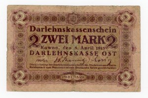Ober Ost, Kaunas, 2 marks 1918 A (232)
