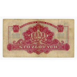 PRL, 100 złotych 1944 CB - obowiązkowym (236)