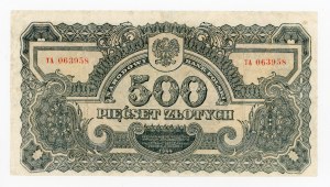 PRL, 500 zloty 1944 TA - mandatory (237)